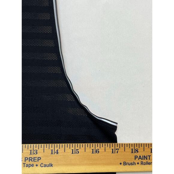 Mizuno Women’s Large Black Performance Sheer Tank Top Athletic Workout Shirt - Picture 5 of 7